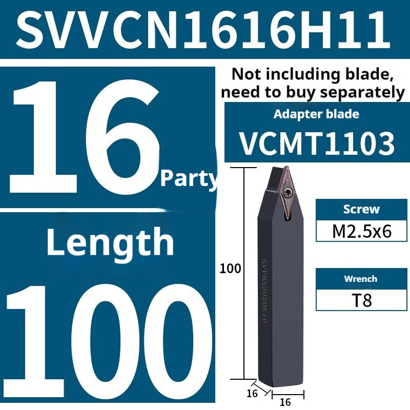 2014-CNC tool holder, cylindrical turning, tool holder, sharp cutter, centering tool holder, SVVCN2020K16 2525M16 lathe tool Shandong Denso Pricision Tools Co.,Ltd.